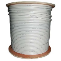 Rollo De Coaxial de 305 Mts Color Gris